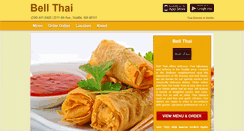 Desktop Screenshot of bellthai.com