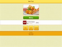 Tablet Screenshot of bellthai.com